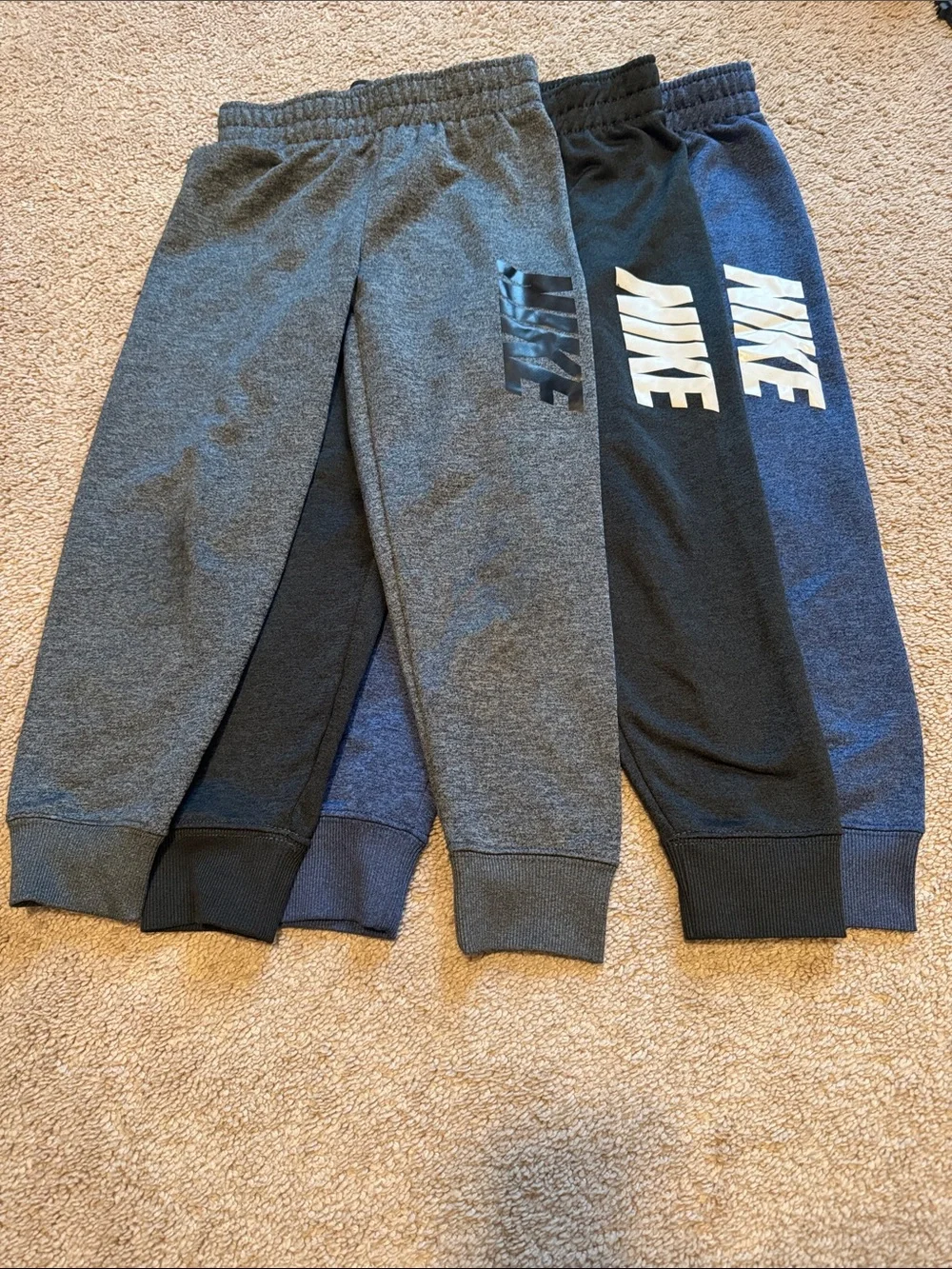 Nike Kids Sweatpants Trio - Gray, Black, Navy